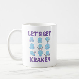 Let’s Get Kraken Cute Pastel Kawaii Octopus  Koffiemok