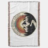 Let’s Get Lost Retro Mountain Adventure Outdoor Deken (Voorkant Verticaal)