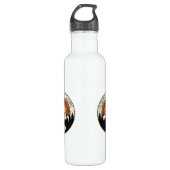 Let’s Get Lost Retro Mountain Adventure Outdoor Waterfles (Voorkant)