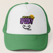 Let’s Get Spooky Halloween Trucker Pet (Voorkant)