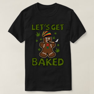 Let_s krijg gelekte koekjewiedjes grappige kerstmi t-shirt