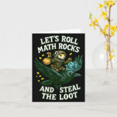 Let’s Roll Math Rocks And Steal The Loot Rogue Cro Kaart (Gele Bloem)