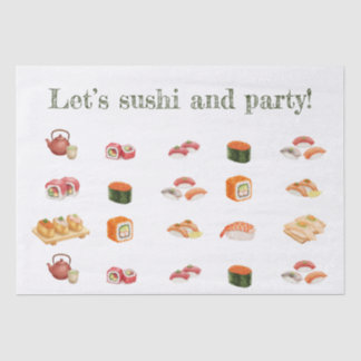 Let’s sushi and party! tissuepapier