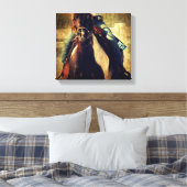 Let That Pinto Pony Run beroemd gemaakt door Angel Canvas Afdruk (Insitu (Slaapkamer))