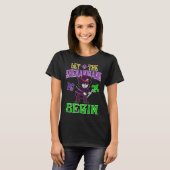 Let The Shenanigans Begin Mardi Gras Flossing Vood T-shirt (Voorkant volledig)