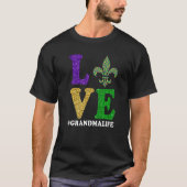 Let The Shenanigans begin Mardi Gras y'all grandma T-shirt (Voorkant)