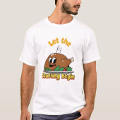 Let the Stuffing Begin Funny Thanksgiving Feast T-shirt (Voorkant)