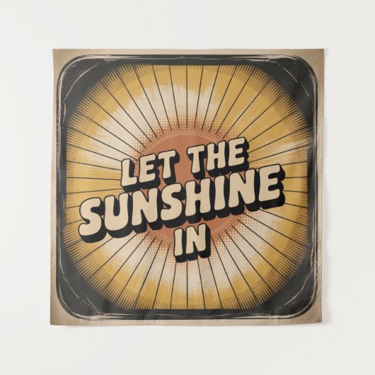 Let The Sunshine In Wandkleed (Voorkant)