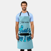 Let Them Cook Personalized Kitchen Schort (Gedragen)