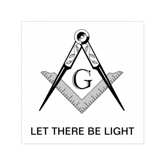 Let there be light rubber stamp zelfinktende stempel (Design)