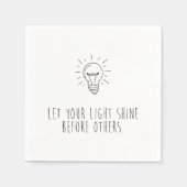Let You Light Shine Before Others Servet (Voorkant)