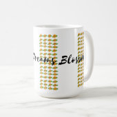 🌸 "Let Your Dreams Blossom" Koffiemok (Voorkant rechts)