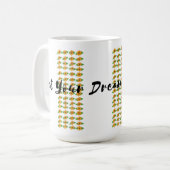 🌸 "Let Your Dreams Blossom" Koffiemok (Voorkant links)