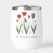 Let Yourself Grow Floral Heart Tulips Art (Avant)
