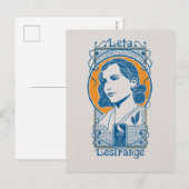 Leta Lerare Illustratie Briefkaart (Voorkant / Achterkant)