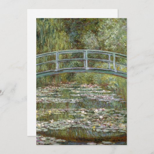 L'Etang Lily | Carte Claude Monet (Devant / Derrière)