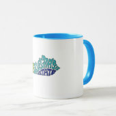L'État de Bluegrass - Kentucky Mug (Devant droit)