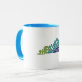 L'État de Bluegrass - Kentucky Mug (Devant gauche)