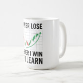 L'état d'esprit de la tasse du trader (Devant droit)