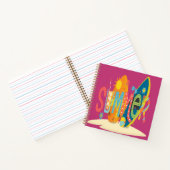 L'état d'été de l'esprit mignon Carnet spiral (Intérieur)