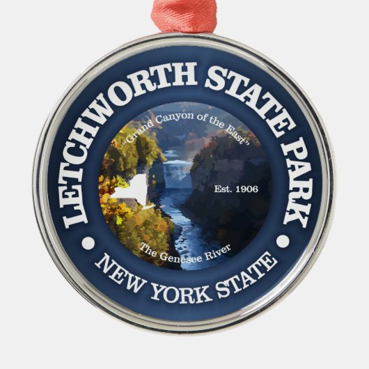 Letchworth SP Metalen Ornament (Voorkant)