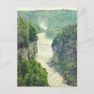 Letchworth State Park Watervallen Genesee River Briefkaart