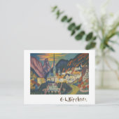 L'été à Davos par E.L. Kirchener (1925) Carte post (Debout devant)