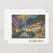 L'été à Davos par E.L. Kirchener (1925) Carte post (Devant / Derrière)