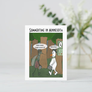 L'été dans Minnesota carte postale