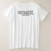 L'été est trop chaud, popcorn (Design dos)