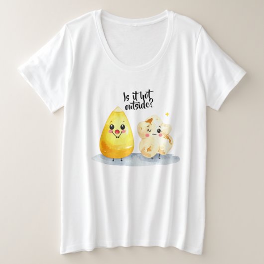 L'été est trop chaud, popcorn (Design devant)
