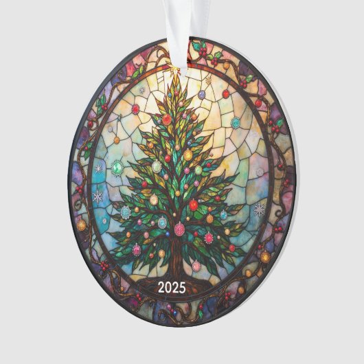 L'Éternel À feuillage persistant : Vitrail (devant)