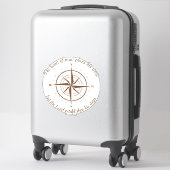 L'Éternel affermit ses pas Autocollant (Sur valise)