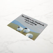 L'Éternel est ma carte de voeux Foil de berger (Rotation)