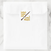 Lethal Clarinet Ronde Sticker (Tas)