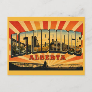 Lethbridge Alberta Agrarisch Hart Briefkaart