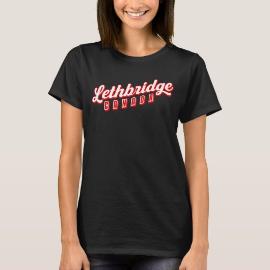 Lethbridge Canada T-shirt (Voorkant)