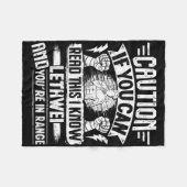 Lethwei Warrior Myanmar Bokstraining Birmese Bo Fleece Deken (Voorkant (Horizontaal))