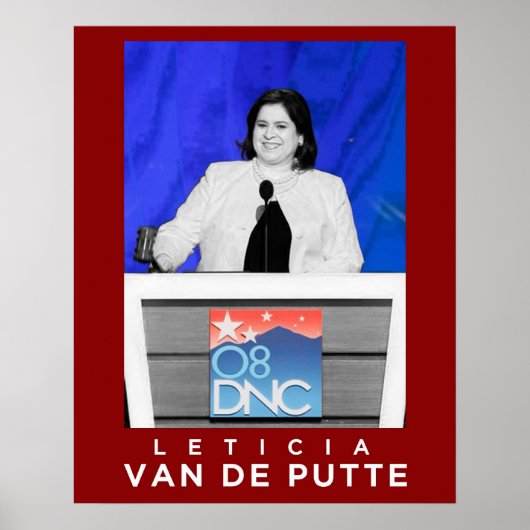 Leticia Van De Putte Poster (Voorkant)