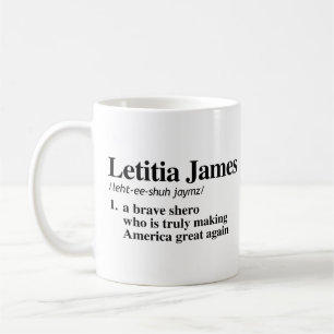 Letitia James Definition - Een dappere shero Koffiemok