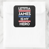 Letitia James is mijn Shero Vierkante Sticker (Tas)