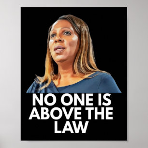 Letitia James. Niemand staat boven de wet Poster
