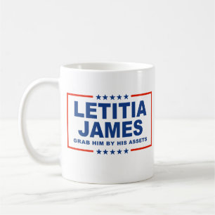 Letitia James - Pak hem bij zijn bezittingen Koffiemok