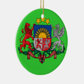 Letland Aangepaste keramische versiering Keramisch Ornament (Rechts)