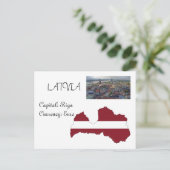 Letland Briefkaart (Staand voorkant)