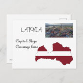 Letland Briefkaart (Voorkant / Achterkant)