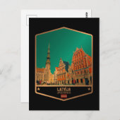 Letland Briefkaart (Voorkant / Achterkant)