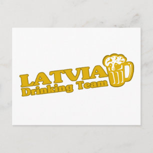 Letland Drink team Briefkaart