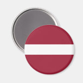 Letland Flag Magnet Magneet (Voorkant / Achterkant)