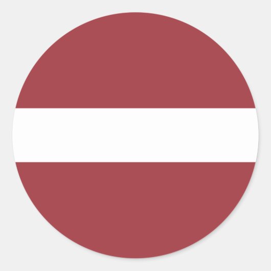 letland ronde sticker (Voorkant)